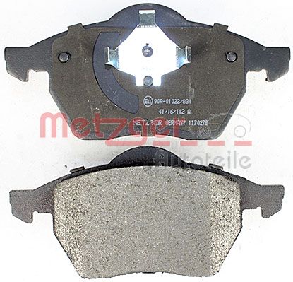 METZGER 1170278 Bremsbelagsatz, Scheibenbremse